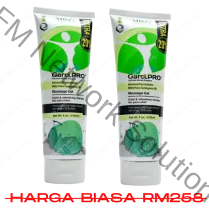 PAKEJ JIMAT (2 TIUB) GARCI PRO MASSAGE GEL